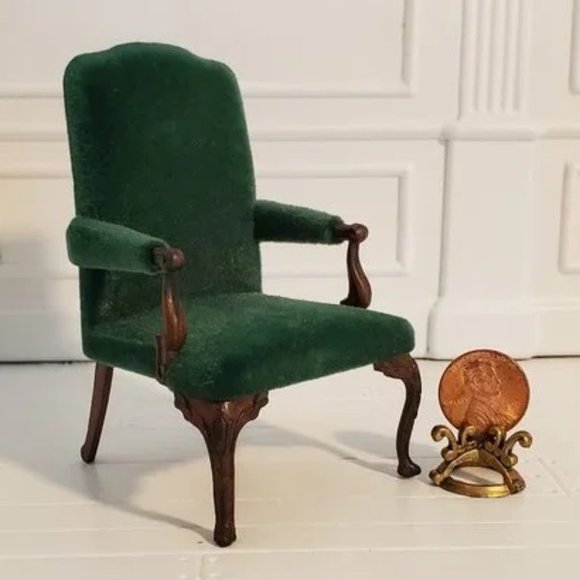 Chippendale Goebel Chair Miniature for Dollhouse RARE!!! Very Collectible 1:12 - Picture 12 of 15